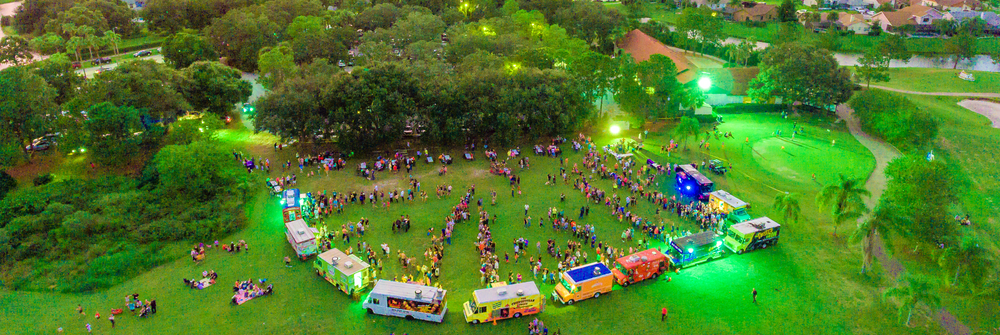 Outdoor Catering Food Truck Event